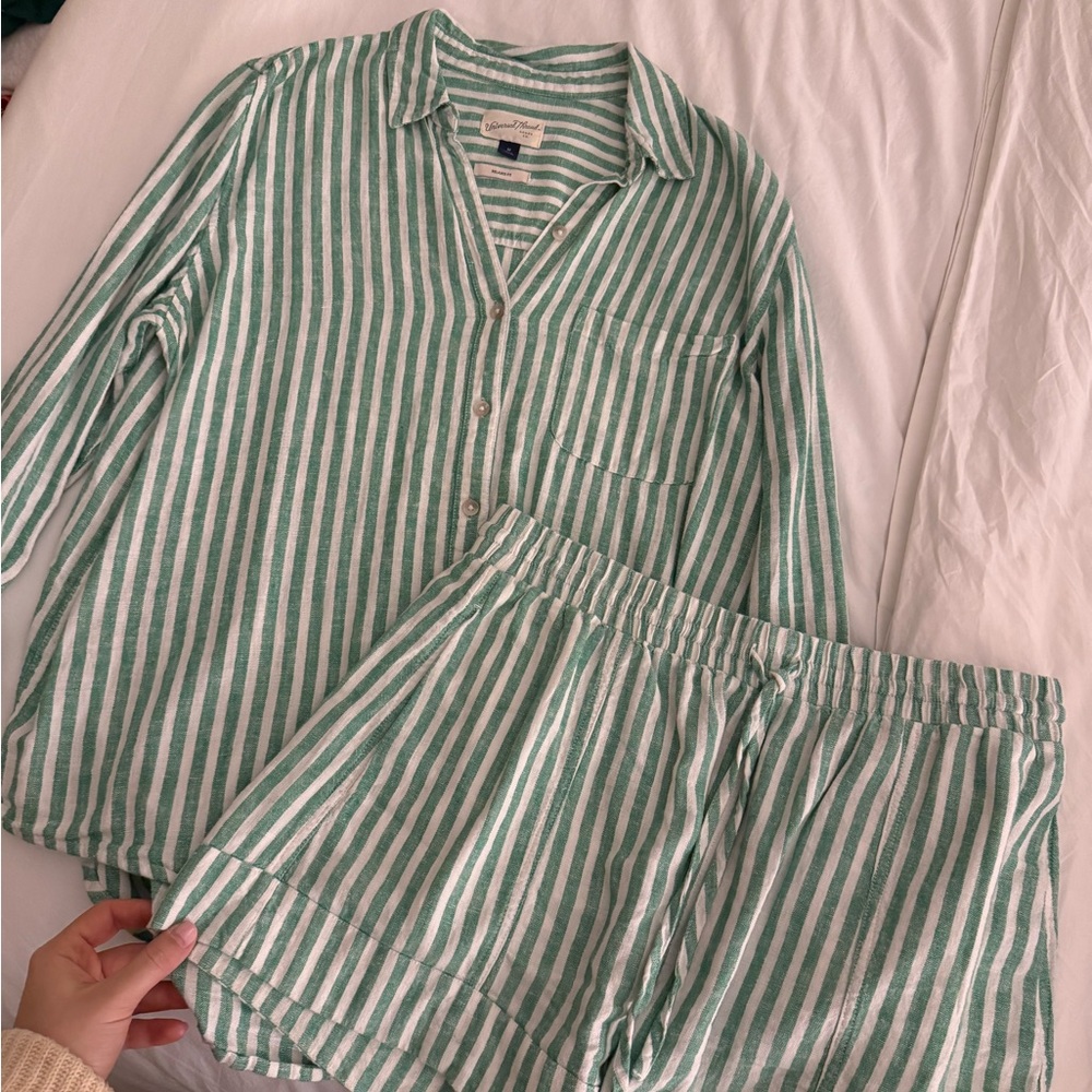 Green Striped Universal Thread Set - image 1